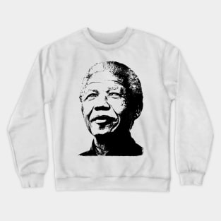 Nelson Mandela Portrait Pop Art Crewneck Sweatshirt